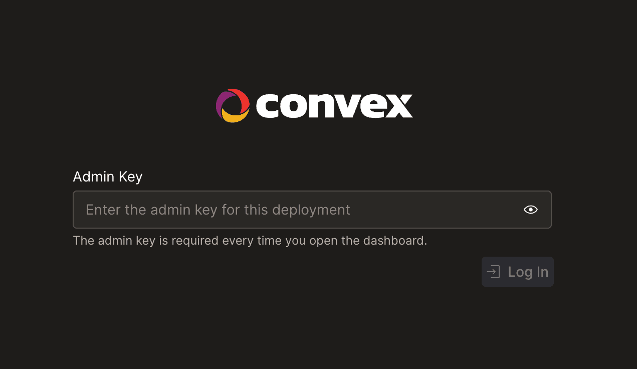 Convex Dashboard